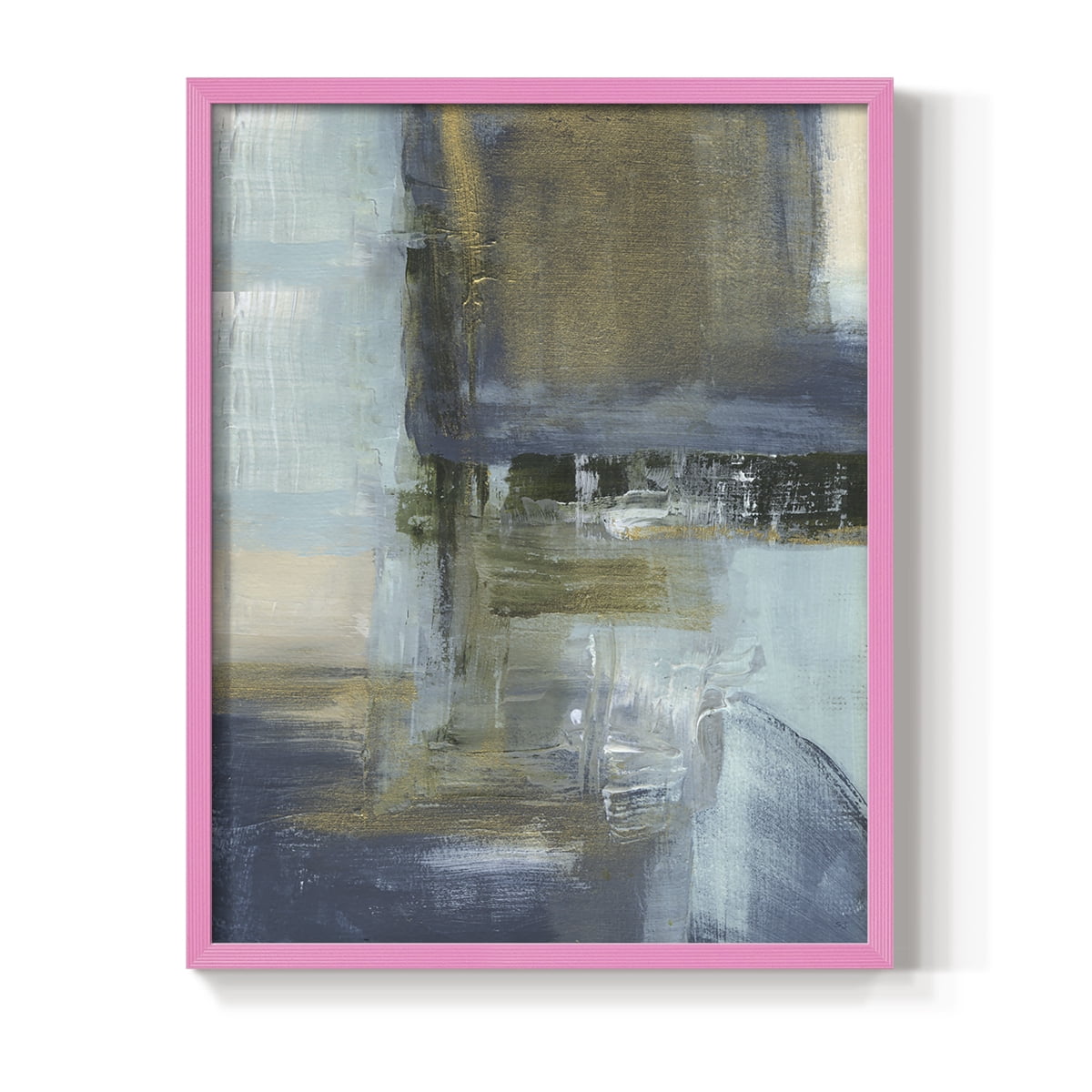Sand Pond Summer II in Pink Solid Wood 11 x 14 Framed Print