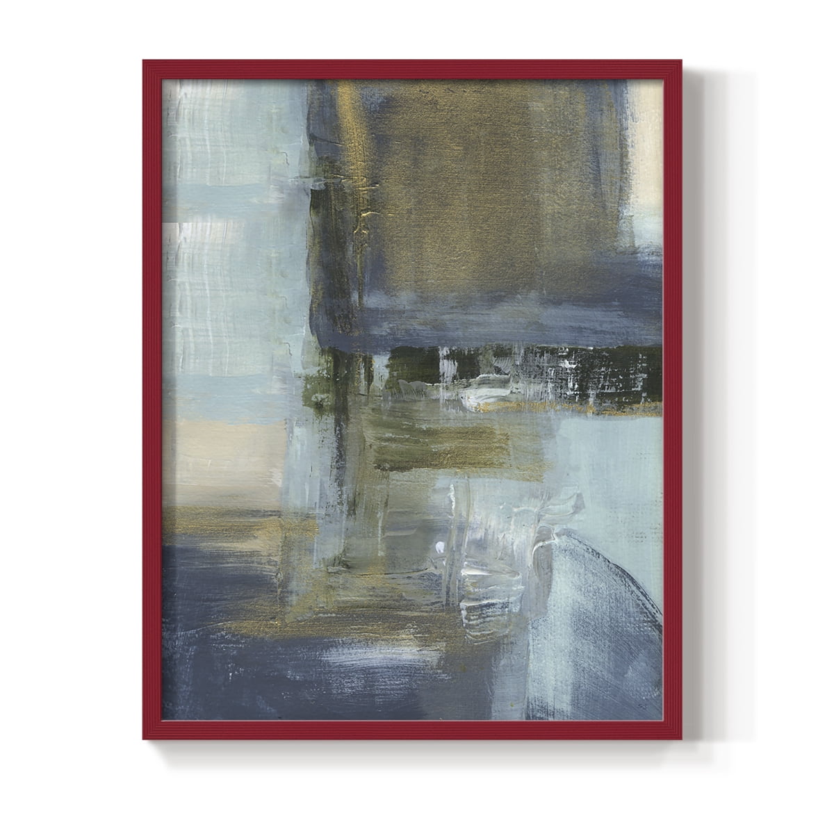 Sand Pond Summer II in Red Solid Wood 8 x 10 Framed Print