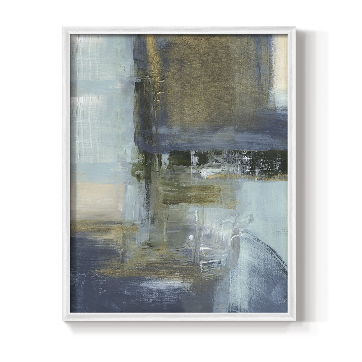 Sand Pond Summer II in White Solid Wood 11 x 14 Framed Print