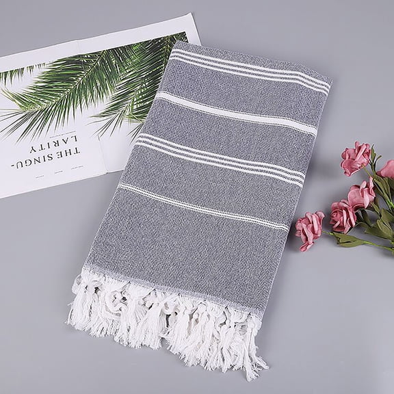 Sand Proof Quick Dry Beach Towel, Staron Extra Large Turkish Bath Towel 3X Faster Drying, Soft Absorbent Foldable for Swimming Gym Spa Vacation Yoga