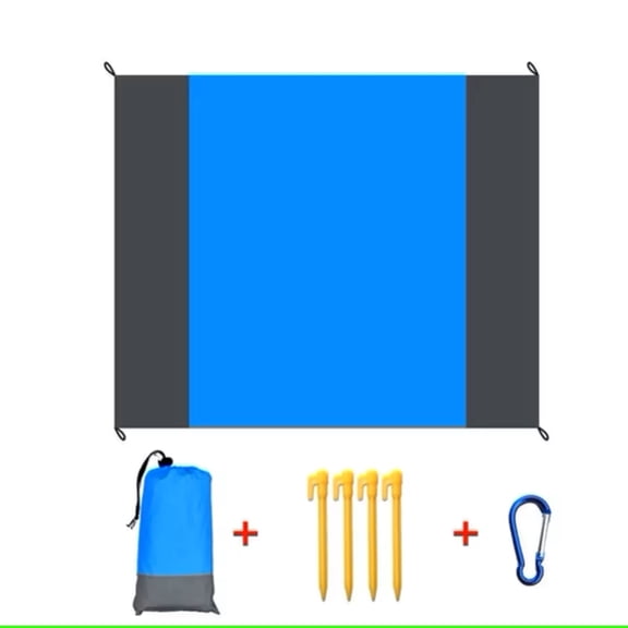 COREBAY-Sand Protection Beach BlanketPadded picnic blanket - 79*83 inch - Lightweight outdoor picnic blanket, heat-resistant, quick-drying and compact.