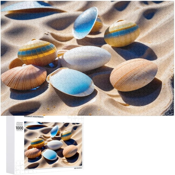 Sand Puzzle 500 Pieces for Adults, 20.5"x15" Medium Difficulty, Nature Theme