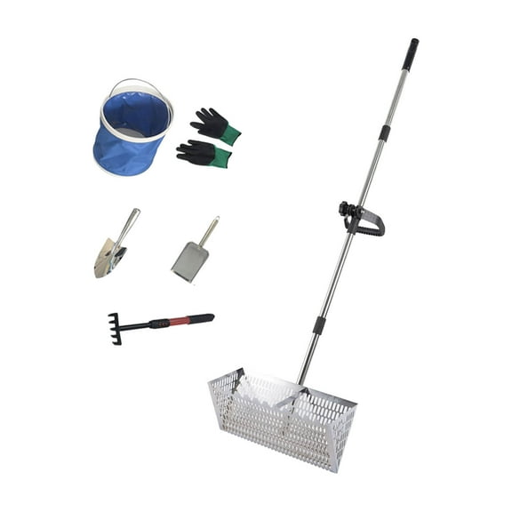 Sand Rake for Efficient Beach and Features Tooth Design with Stainless Steel Frame for Durability and Easy Use