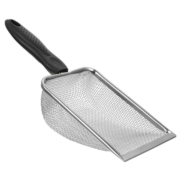 Sand Reptile Scoop Litter Scooper Metal Shovel Cat Sifter Poop Mesh Filtering Fine Reptiles Box Supplies Rake Shark