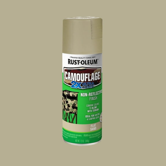 Sand, Rust-Oleum Camouflage 2X Ultra Cover Spray Paint-339004, 12 oz