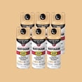 thumbnail image 1 of 6 Pack, Sand, Rust-Oleum Stops Rust Custom Spray 5 in 1 Gloss Spray Paint-376905, 12 oz, 1 of 11