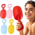 thumbnail image 1 of Sand Scoop, Plastic Shovel for Digging, Bright Red Beach Tool for Sandbox and Outdoor Use, 1 of 7