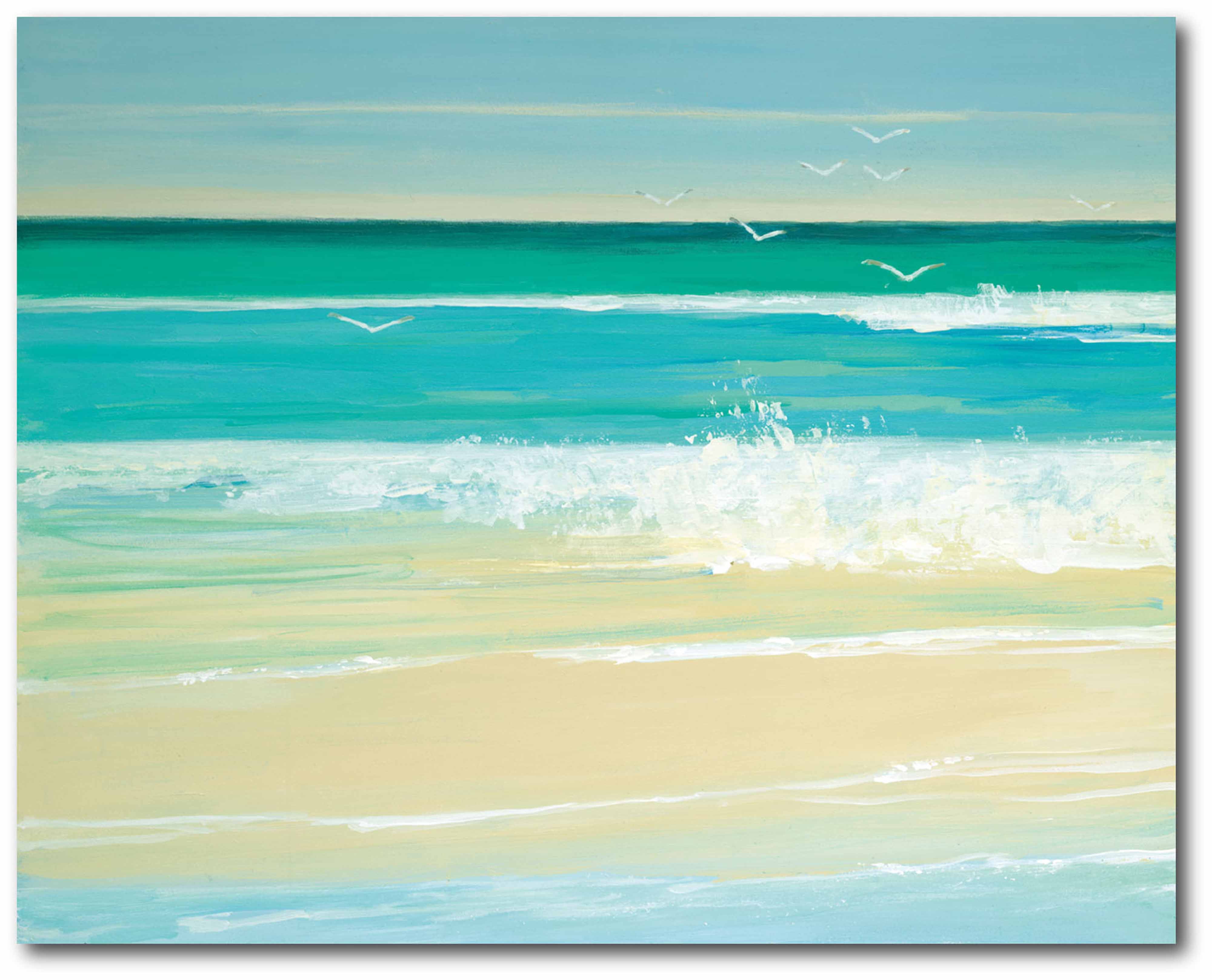 Sand Sea Gallery-Wrapped Canvas Wall Art, 16x20