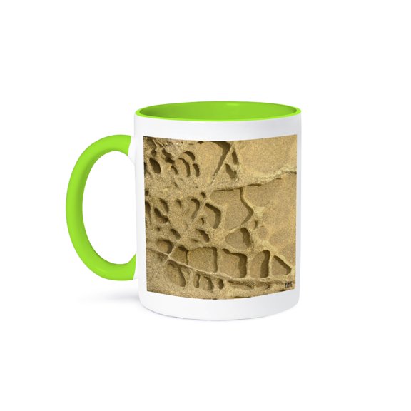 Beach Vibes Mug 11oz Two-Tone Green
