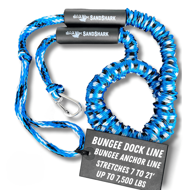 7-21 ft Heavy Duty Bungee Dock Line - The Ultimate Anchoring Solution ...