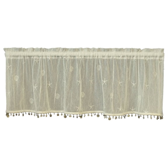 Sand Shell 45X15 Valance W/St