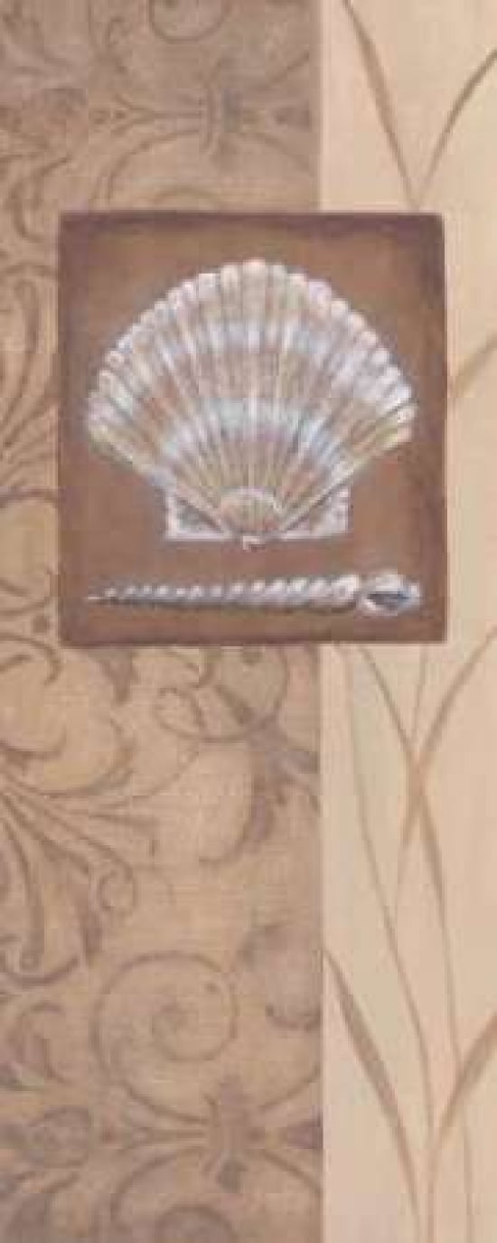 Sand Shell II Canvas Art - 3 Bamboo Studio (10 x 20)