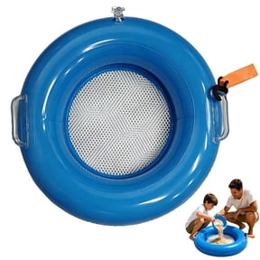 Sand Sifter Sieves for Beach, Inflatable Floating Sand Sifter, with Comfortable Grip, Shelling Tools Beach Must Haves 2026 for Outdoor Digging