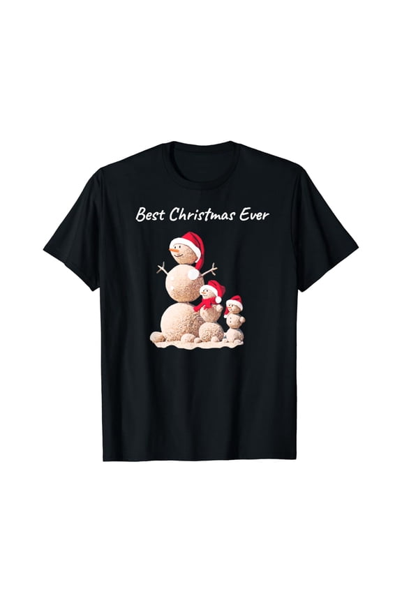 Sand Snowman Beach Shore Best Ever T-Shirt Tshirt All Size S-5XL