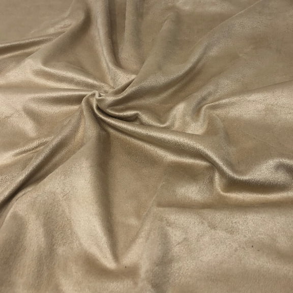 Sand Spandex Double-Sided Suede