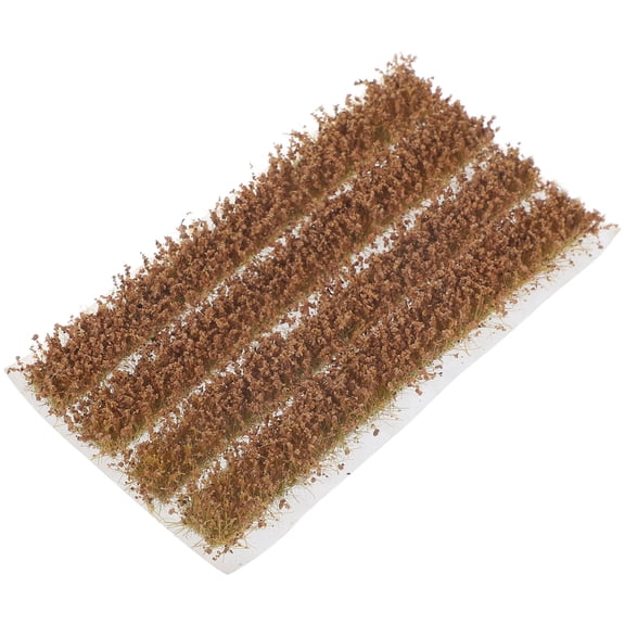 Sand Table Grass Tufts Strips Artificial Flowers for Outdoors Miniature Static Scenery Model