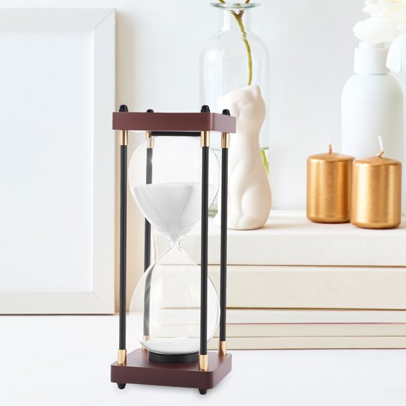 Sand Timer 30 Minute Glass Timer 15 Minute Decorative Hourglass Vintage Hourglass for Home Desk Office Decoration