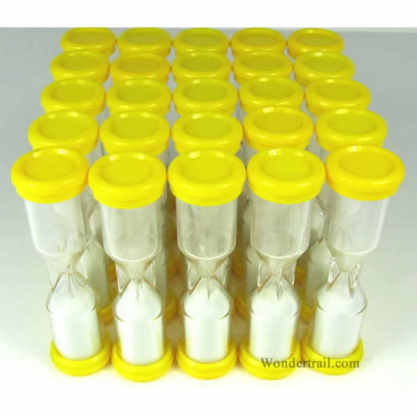 Sand Timer Approximately 3 Minutes Pack of 25 Koplow Games - Walmart.com