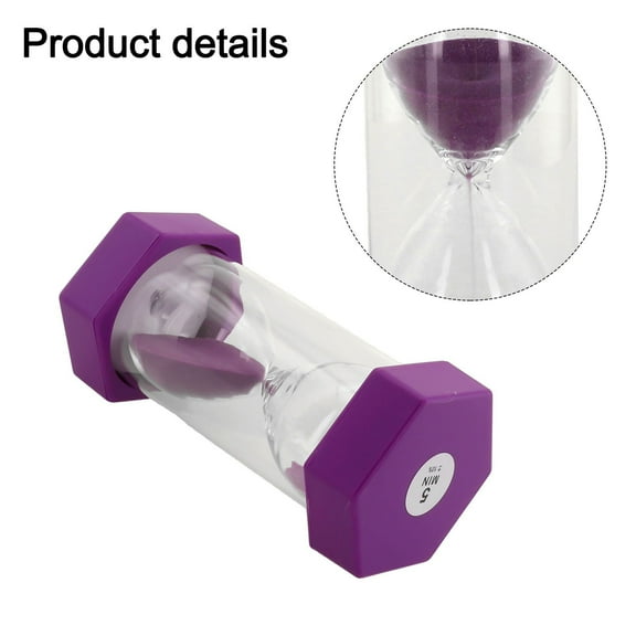 Sand Timer Hourglass Pink Decorative Hourglass Sand Timer Time Management And Decorative Efficient Time Management Purple 5 Minute Smile Home