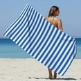 thumbnail image 1 of Sand Towels for Beach Sandproof,Light Weight Beach Towel Pool Towels,Travel Towel Fast Drying,Striped Beach Towel Sandproof Beach Towel Large, 1 of 6