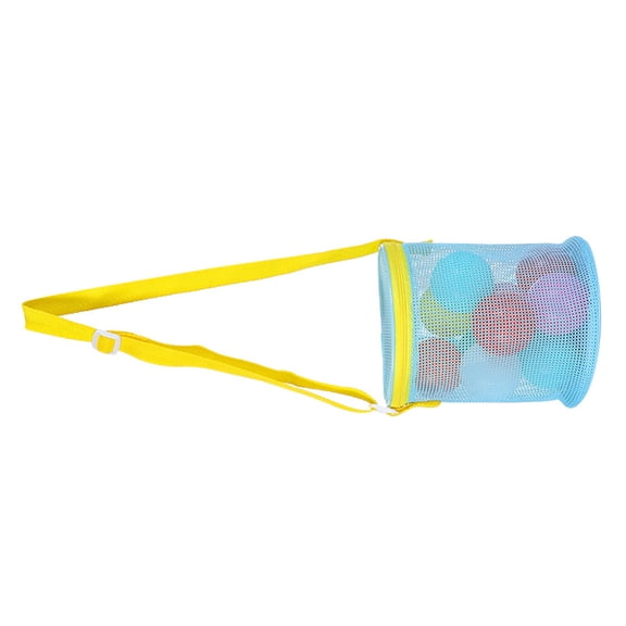 Sand Toy Bag Mesh Beach Bag Seashells Storage Bag Beach Shoulders Bag Kid Beach Bucket Bag Beach Net Bag for Holiday