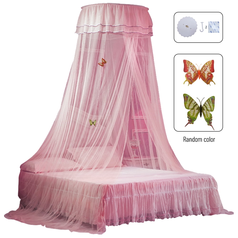 Sand account,Curtain Princess Style Princess Style Bedroom Bed Net Curtain Canopy Fine Mesh Net Curtain Princess Fine Mesh Bed Style Bedroom Decoration Mesh Bed Net Bedroom Decoration