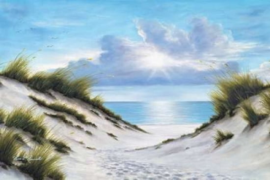 Sand and Sea Canvas Art - Diane Romanello (20 x 28)