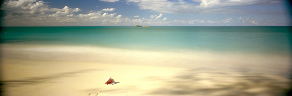 Sand and surf Cat Island Bahamas Canvas Art - Panoramic Images (36 x 12)