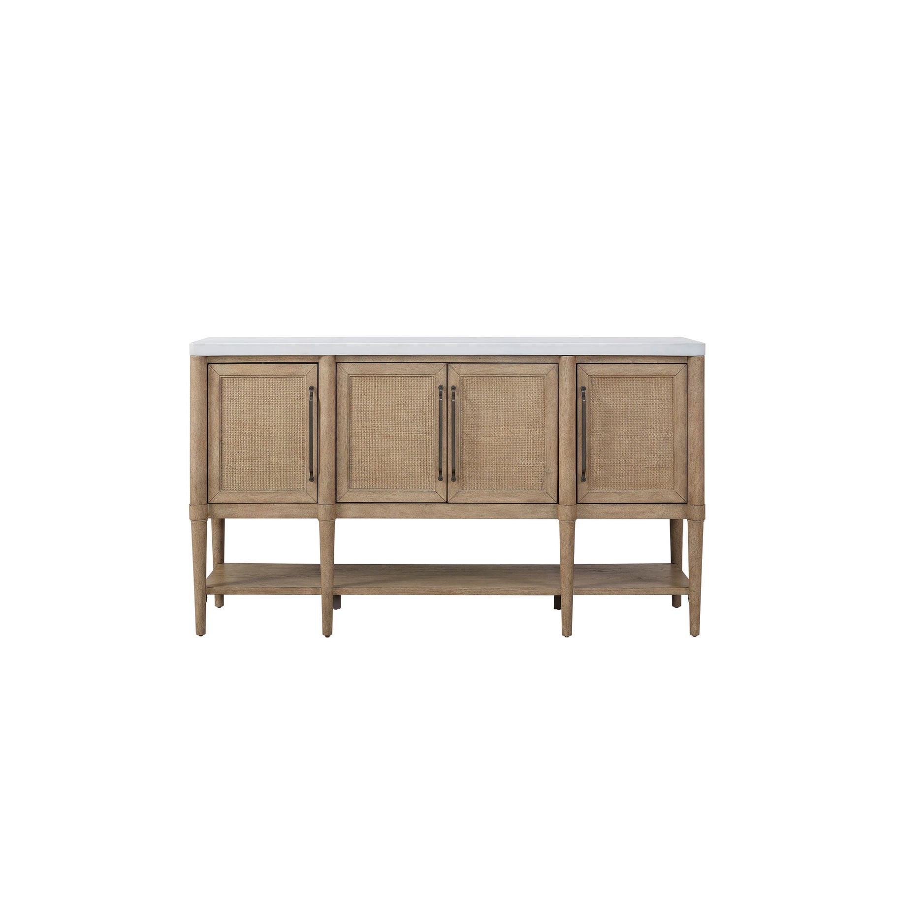Sand color, cane insets - Power connection available - Home bar area ...