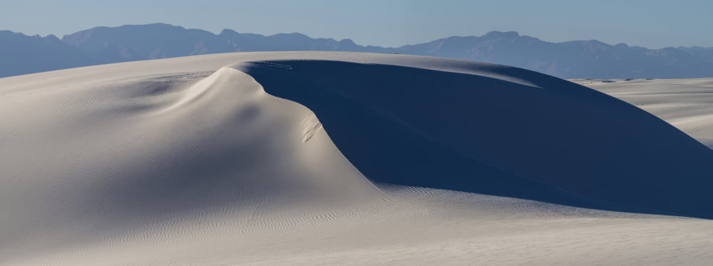 Sand dunes at White Sands National Monument New Mexico USA Canvas Art - Panoramic Images (27 x 9)