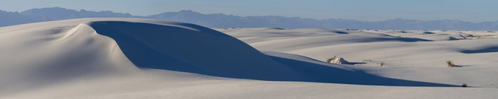 Sand dunes at White Sands National Monument New Mexico USA Canvas Art - Panoramic Images (27 x 9)