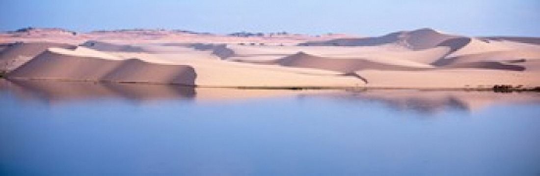 Sand dunes at the seaside Mui Ne Vietnam Canvas Art - Panoramic Images (36 x 12)