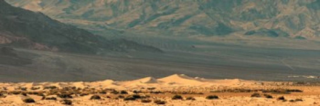 Sand dunes in a desert Death Valley Death Valley National Park California USA Canvas Art - Panoramic Images (36 x 12)