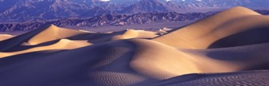 Sand dunes in a desert Death Valley National Park California USA Canvas Art - Panoramic Images (36 x 12)