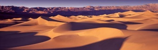 Sand dunes in a desert Death Valley National Park California USA Canvas Art - Panoramic Images (36 x 12)