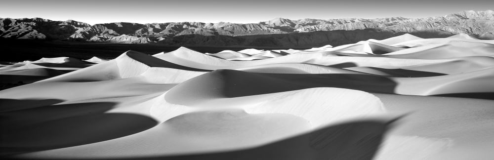 Sand dunes in a desert Death Valley National Park California USA Canvas Art - Panoramic Images (6 x 18)