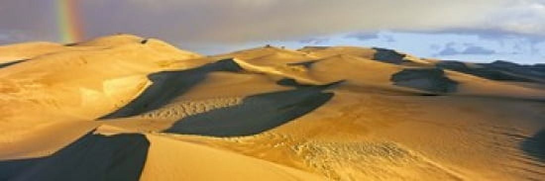Sand dunes in a desert Great Sand Dunes National Park Colorado USA Canvas Art - Panoramic Images (18 x 6)