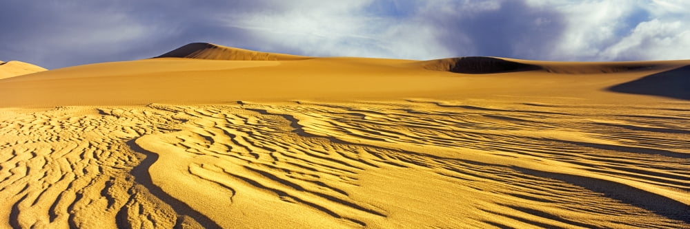 Sand dunes in a desert Great Sand Dunes National Park Colorado USA Canvas Art - Panoramic Images (27 x 9)