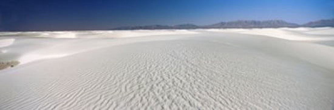 Sand dunes in a desert White Sands National Monument New Mexico USA Canvas Art - Panoramic Images (18 x 6)