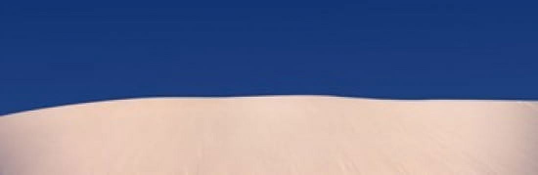 Sand dunes in a desert White Sands National Monument New Mexico USA Canvas Art - Panoramic Images (18 x 6)