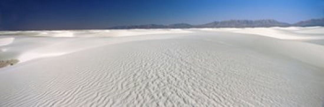 Sand dunes in a desert White Sands National Monument New Mexico USA Canvas Art - Panoramic Images (36 x 12)