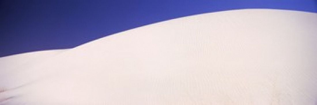 Sand dunes in a desert White Sands National Monument New Mexico USA Canvas Art - Panoramic Images (36 x 12)