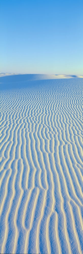 Sand formations in New Mexico desert Canvas Art - Panoramic Images (36 x 12)
