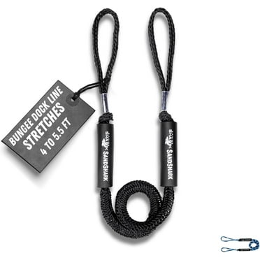 4-5.5 ft Bungee Dock Line – Ultimate Stretch and Security for your Watercraft