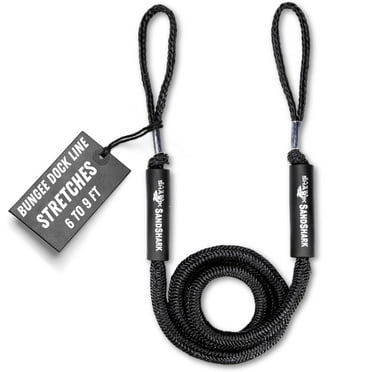 6-9 ft Bungee Dock Line  - The Ultimate Docking Solution for Your Watercraft