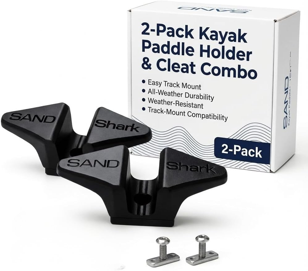 Sand Shark Kayak Cleat - Paddle Holder 2 Count