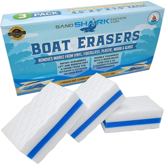 SandShark Premium Boat Hull Cleaner Eraser Sponge