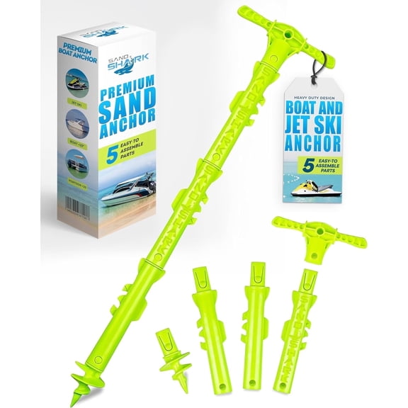 Sport Anchor - Shallow Water Anchor Pole for Boats and PWC. Easy Storage, High-Strength ABS (4' tall)