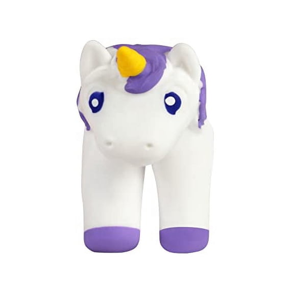 SandT Collection Plastic Unicorn Walking Finger Puppets - White