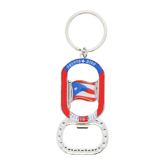 SandT Collection Puerto Rico Bottle Opener Durable Metal Keychain